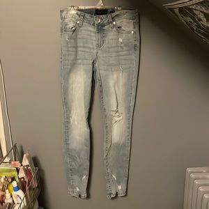 Kendall + Kylie Hi-Rise Ripped Jeans